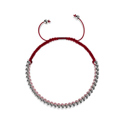 Red | Silver | Amici Bracelet
