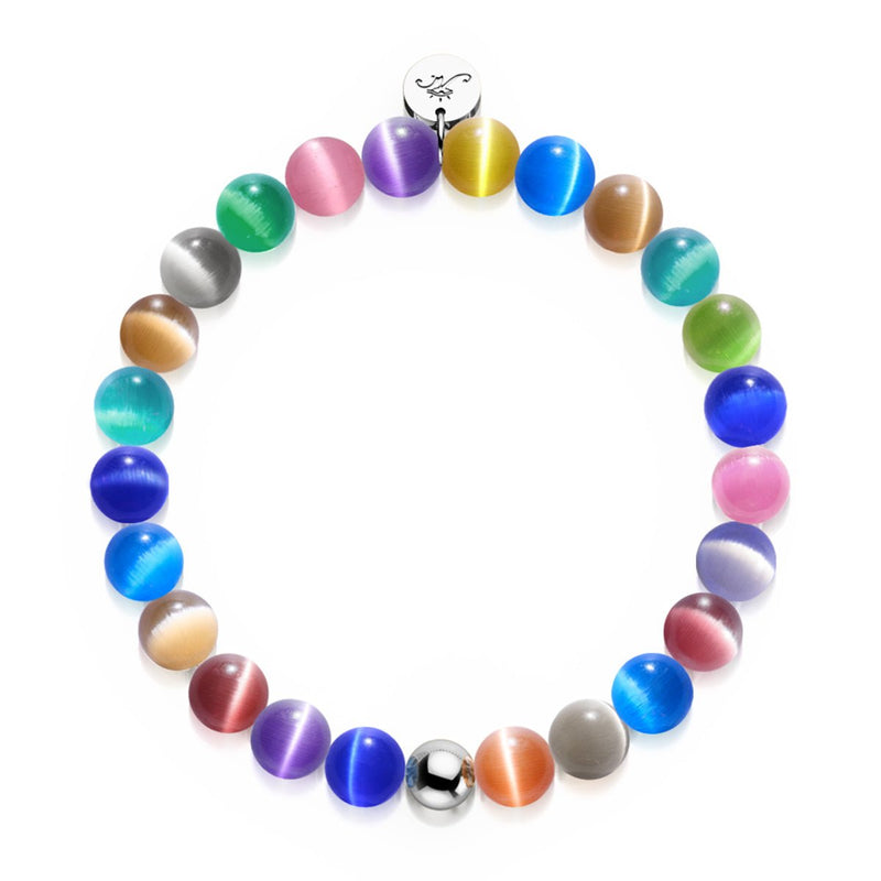 Cheshire Forest | .925 Sterling Silver | Cheshire Glass Bracelet