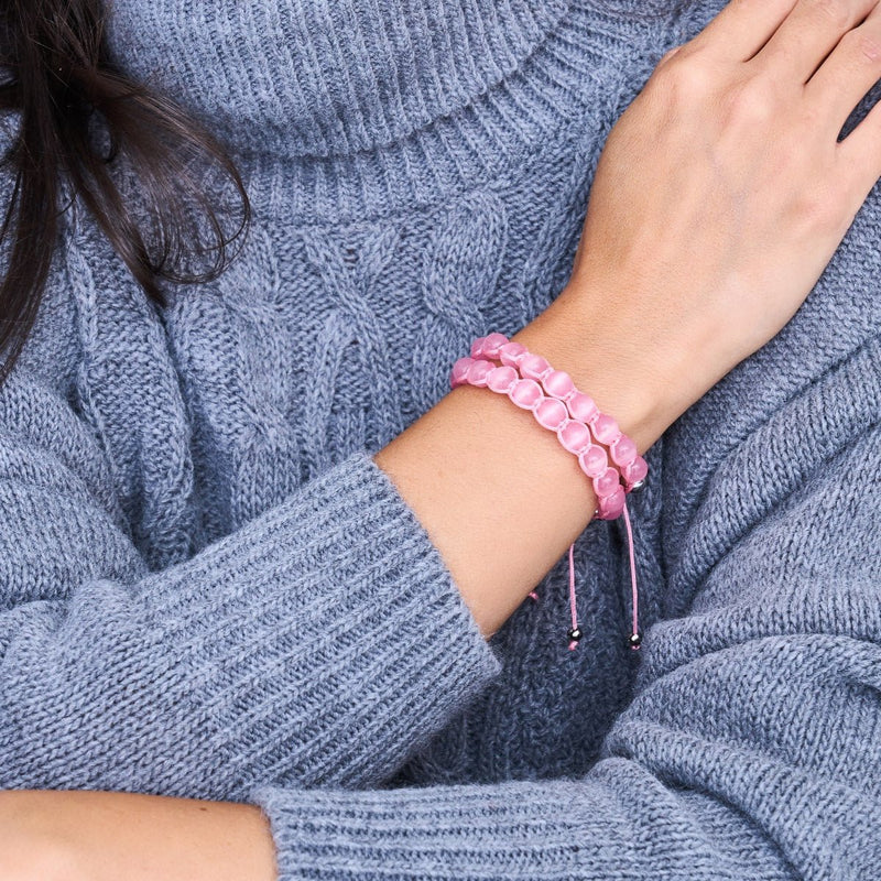 Watermelon | Silver | Cheshire Glass Charmballa Bracelet