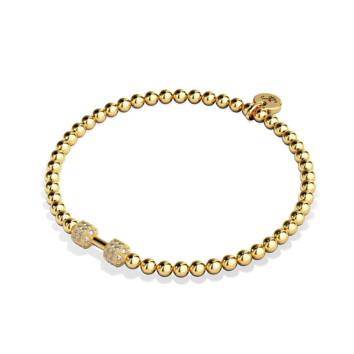 Pump | 18k Gold | Crystal Fitness Bracelet – NOGU.studio