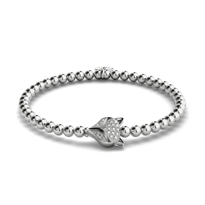 Vixen | Silver | Crystal Fox Bracelet