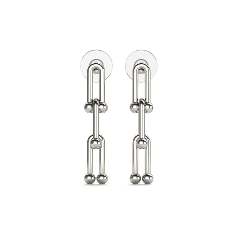The Juno | Pellet Chain Earrings