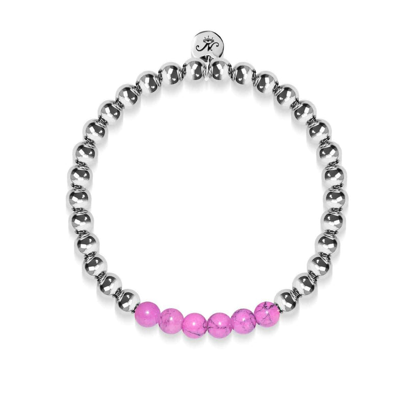 Blissful | Silver | Purple Turquoise | Gemstone Expression Bracelet