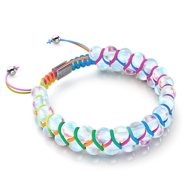 Spectrum | Rainbow Supernova | Double Galaxy Glass Bracelet