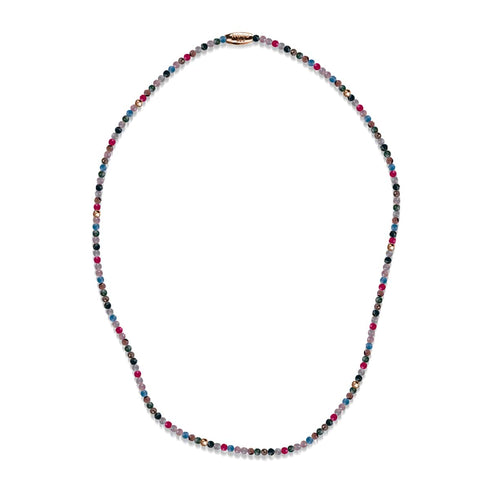 Rainbow Agate | .925 Sterling Rose Gold Vermeil | Gemstone Wrap