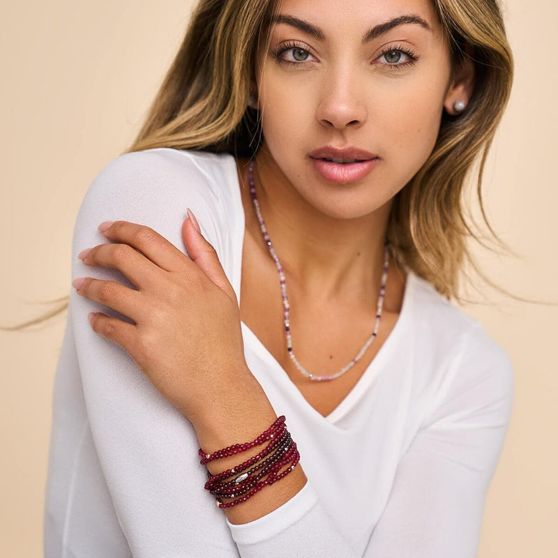 Ruby Jade | Rose Gold Vermeil | Gemstone Wrap