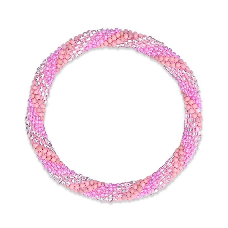 Pink Dolphin | Himalayan Glass Bead Bracelet