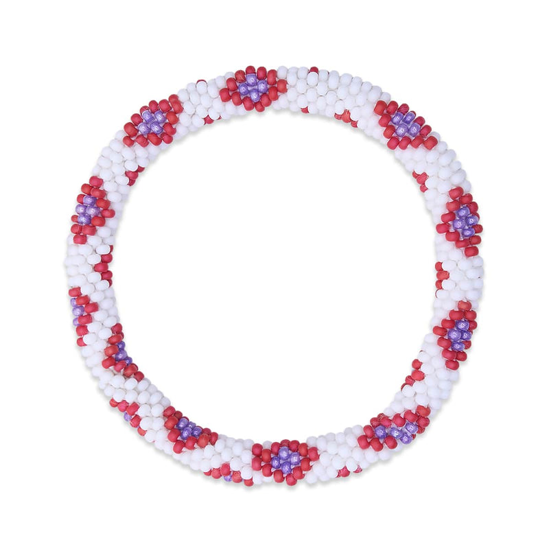 Queen of Diamonds | Himalayan Glass Bead Bracelet