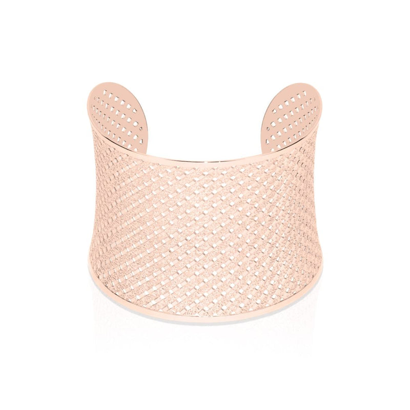 Metropolis | 18k Rose Gold | Laser Cut Cuff