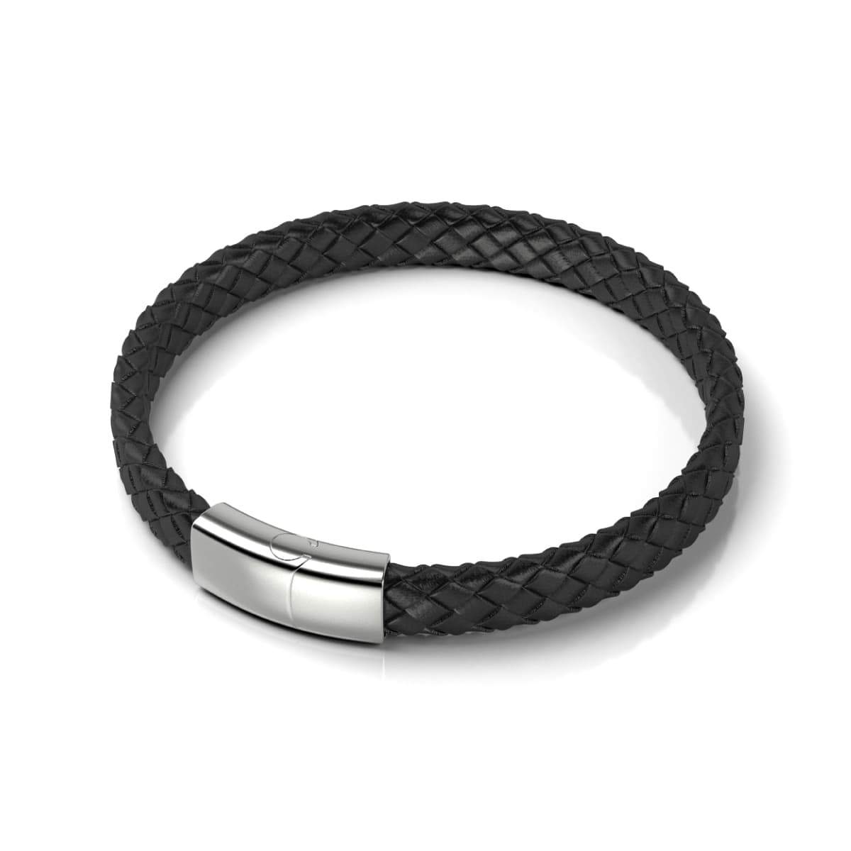 Silver | Infinity Braid | Mini Leather Bracelet – NOGU.studio