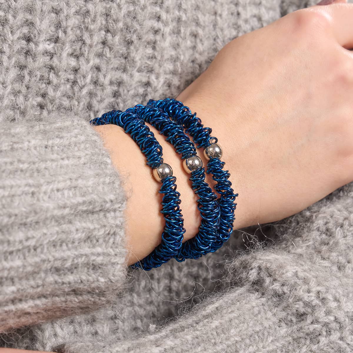 Cobalt | Mini Links of Love Bracelet – NOGU United States
