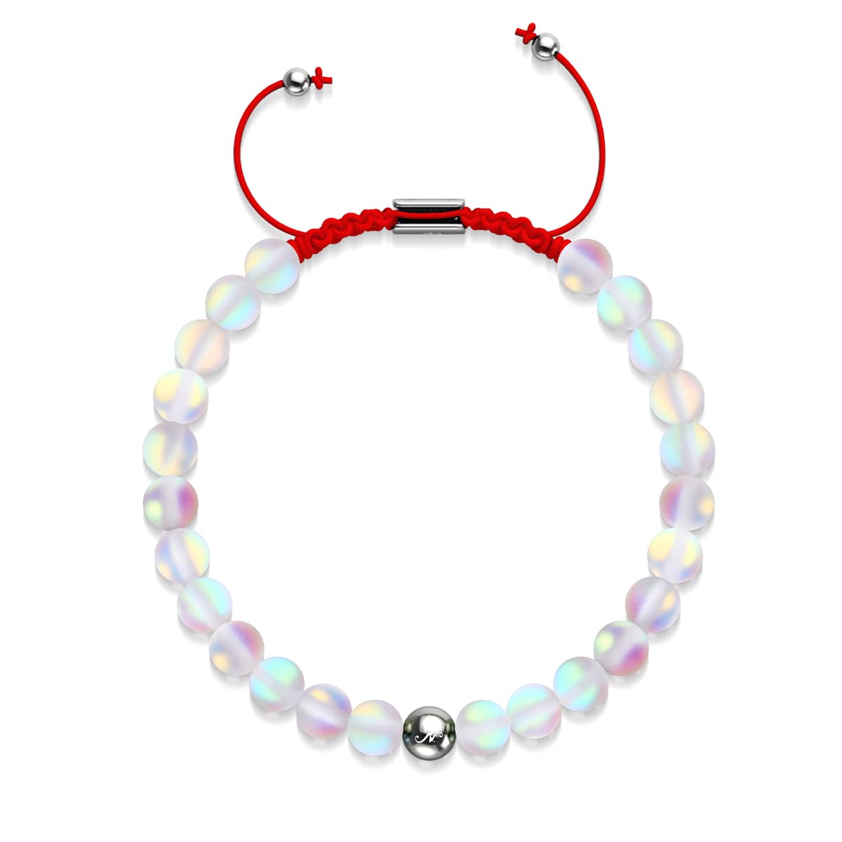 Mini Ruby Kikiballa Crystal x Red String Bracelet – NOGU.studio