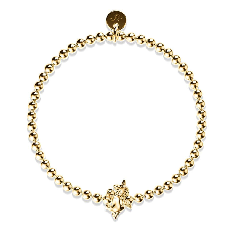 Pegasus | 18k Gold | Winged Unicorn Charm Bracelet