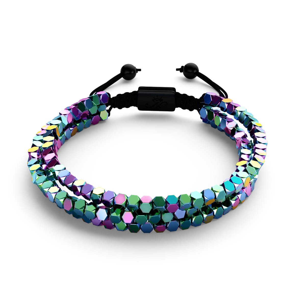 B Triple Strand Amethyst and Garnet Bracelet — Dianne Zack Jewelry