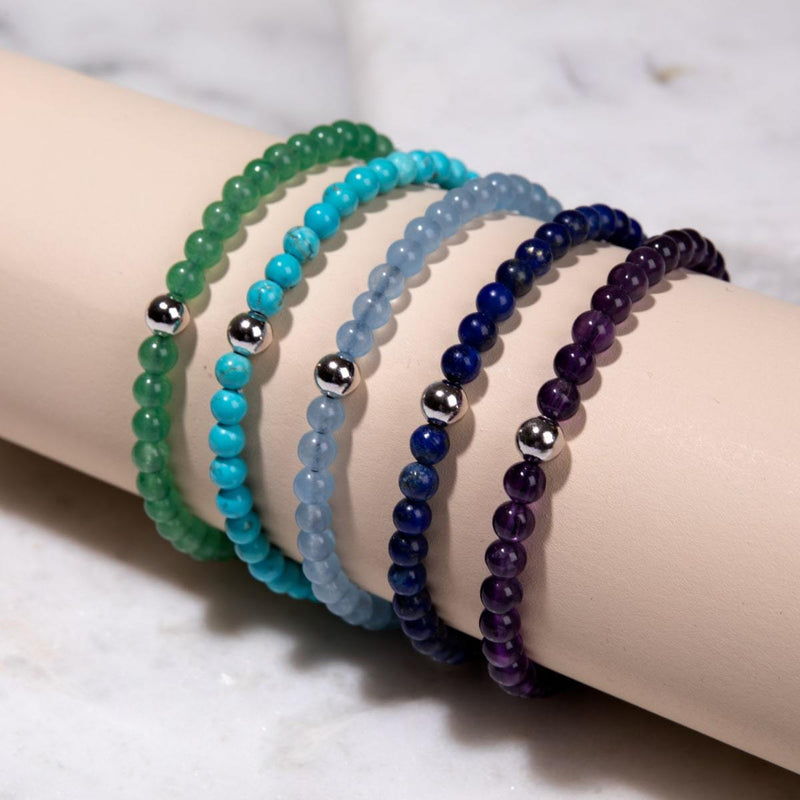 Lapis | Gold Vermeil | Focus Gemstone Macrame Bracelet