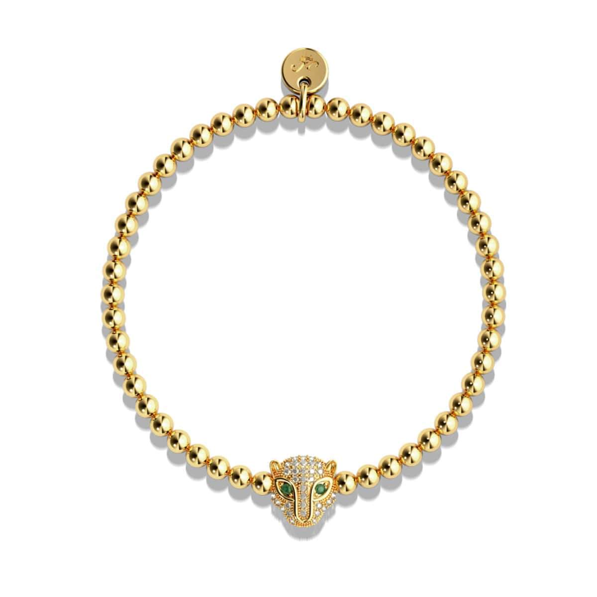 Tiffany & Co. Panther Link Bracelet in 14K Yellow Gold