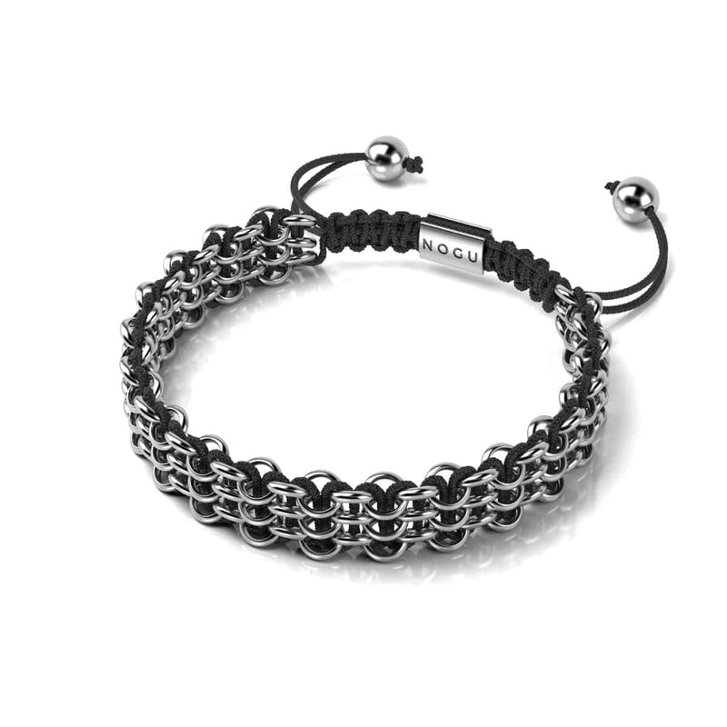 Panda Links | Original Kismet Bracelet | Black x Silver