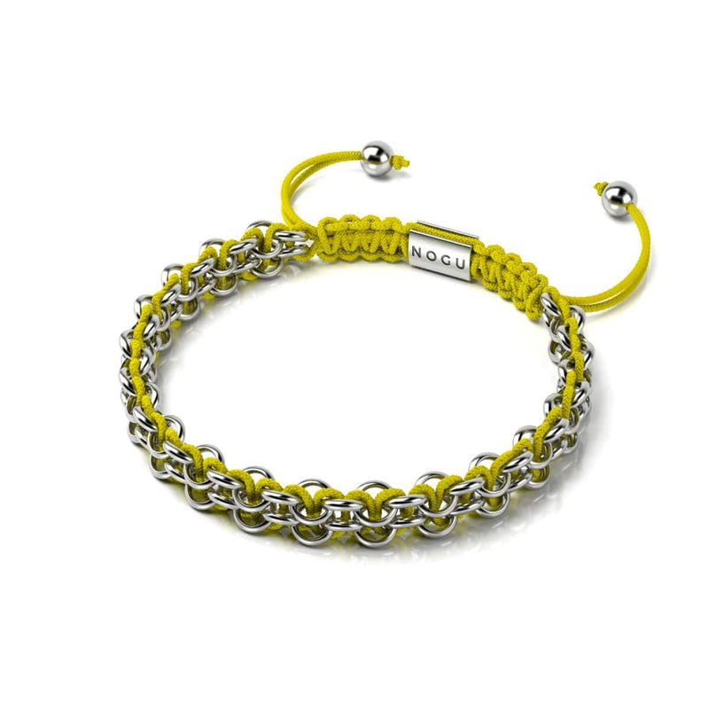 Kangaroo Links | Mini Kismet Bracelet | Yellow x Silver