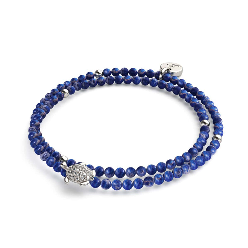 Lapis | Silver | Tortuga Gemstone Wrap