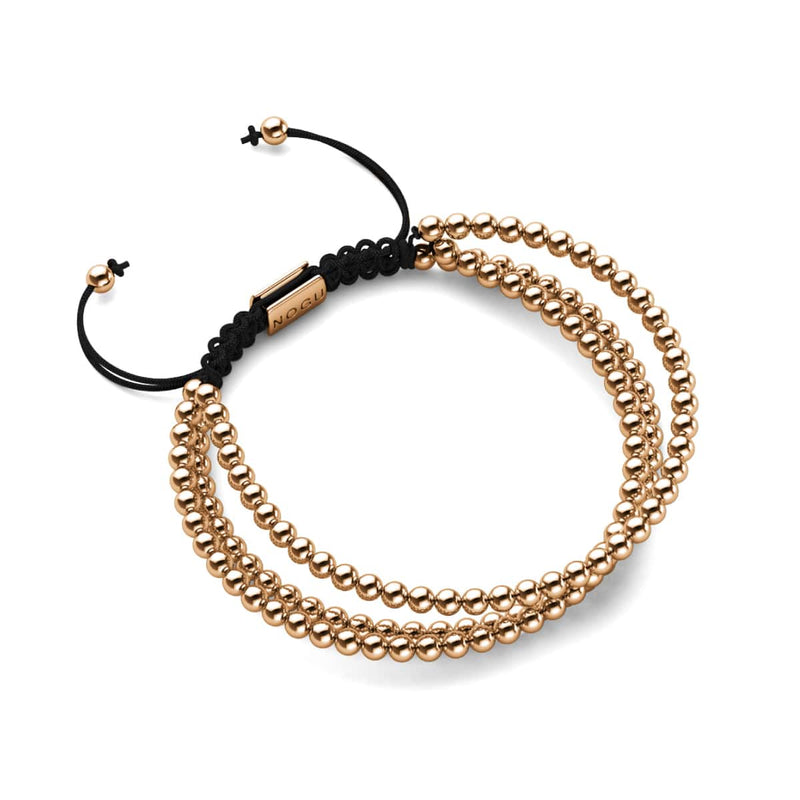 Trinity | Rose Gold | Triple Strand Bracelet