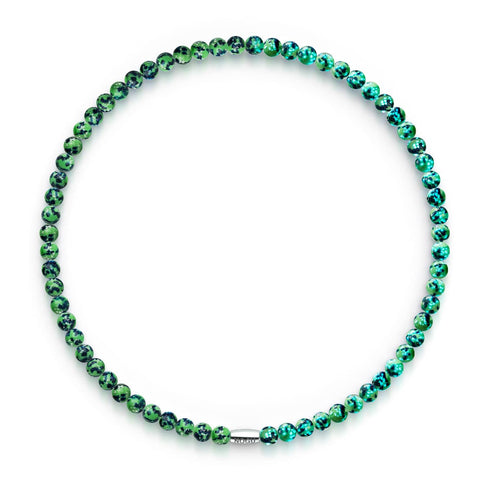 Blue Mint | .925 Sterling Silver | Firefly Glass Wrap