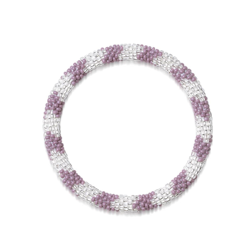 Purple Emperor | Himalayan Glass Bead Bracelet